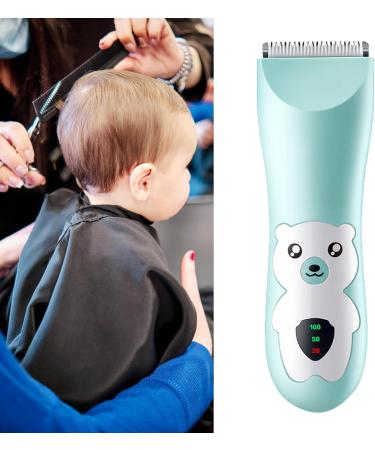 Ultra Quiet Baby Hair Clipper - Cordless Waterproof Rechargeable Trimming with Cartoon Design & 2 Guide Combs - Buy Online on GoSupps.com