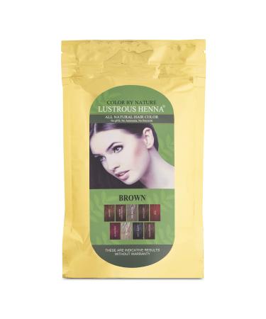 Brown Color by Nature Lustrous Henna 100 grams