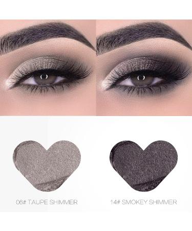 CUTEBEY 2Pcs Eyeshadow Stick - Waterproof, Long Lasting, Creme to Powder Eye Shadow Stick - Smoky Shades with Soft Brush - Rose Gold Tube - No Greasy Formula - Buy Online on GoSupps.com