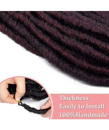Buy Ombre Lichen Faux Locs with Curly Ends - 16 Inch Synthetic Crochet Dreadlocks (3 Packs) - Natural Black Hair Extensions for Stunning Styles - Buy Online on GoSupps.com