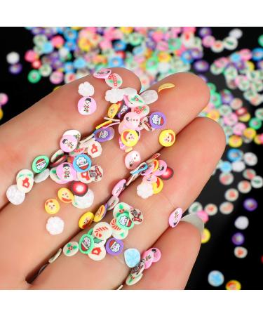 3000 Pcs Cute Nail Art Slices - MWOOT 3D Assorted Fruit Animals Flowers Decals for Nail Art Decoration - Buy Online on GoSupps.com