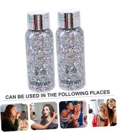 NOLITOY 4 Pcs Face Body Sequins Eyeshadow Lotion Sequins Gel for Body Pink Nail Fashion Flash Chip The Face - Buy Online on GoSupps.com
