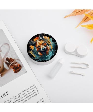 Buy Cute Australian Kangaroo Contact Lens Case with Mirror - Portable Travel Kit for Eye Care - Buy Online on GoSupps.com
