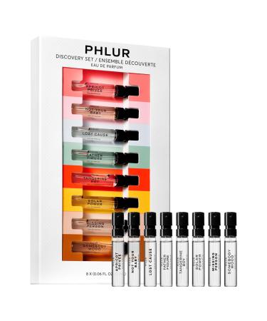 PHLUR Fragrance Discovery Kit - 8-Piece Perfume Sample Bottles Set - 2mL Mini Perfume Fine Fragrance Samples (8 x 2mL)
