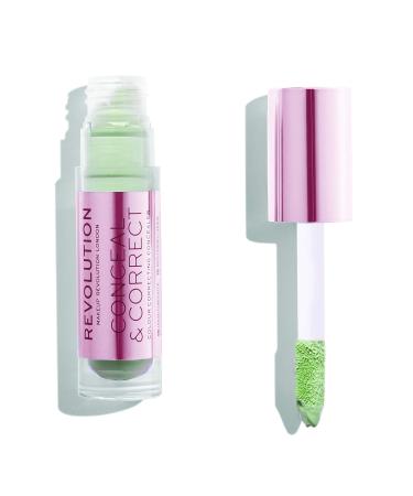 Makeup Revolution Conceal & Correct Green Concealer 4g - Best Color Correction for Flawless Skin - Buy Online on GoSupps.com