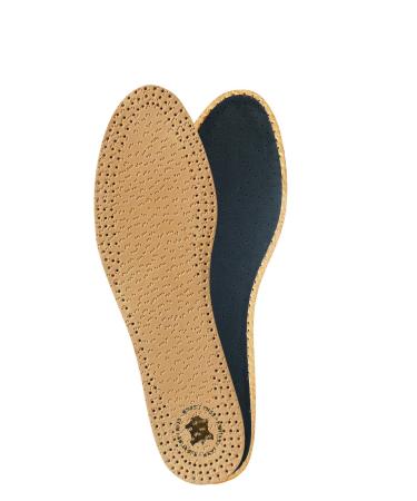 KAPS PECARI Carbon Shoe Insoles  Vegetable Tanned Sheepskin Leather with Activated Carbon Charcoal  Elegant and Comfortable (45 EUR/US 12 Men) 45 EUR / US 12 Men