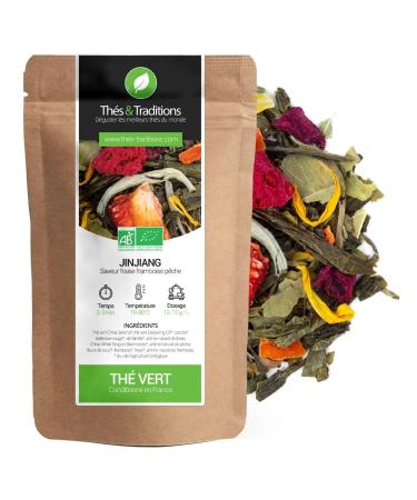 Th s & Traditions Th s & Traditions - Jinjiang Green Tea Raspberry Peach 100g