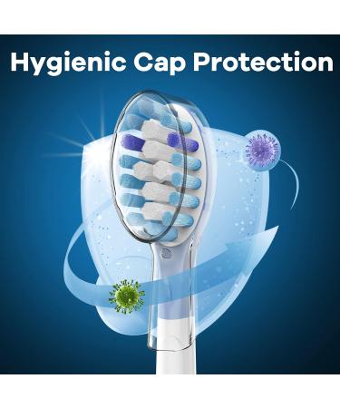 Toptheway Replacement Toothbrush Heads for Philips Sonicare C-3 & ProtectiveClean 4100/5100/6100 - 10 Pack White - Compatible G3 W3 C2 G2 - Buy Online on GoSupps.com