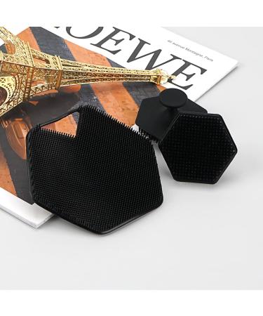 Silicone Body Scrubber + 2 Face Scrubbers | Exfoliating Shower Brush Set for Men and Women - Buy Online on GoSupps.com