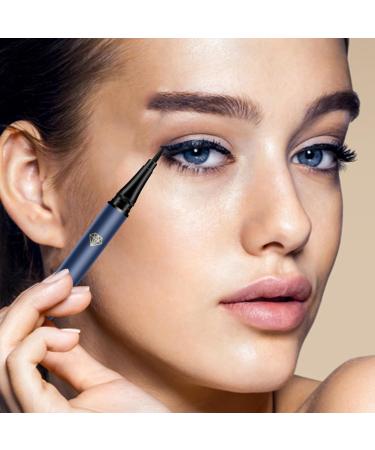 Liquid Eyeliner Waterproof | 1ml Waterproof Smudge Proof Eyeliner | Liquid Liner for Precise Definition Quick Drying Formula Eye Makeup for Bold Looks Black - Buy Online on GoSupps.com