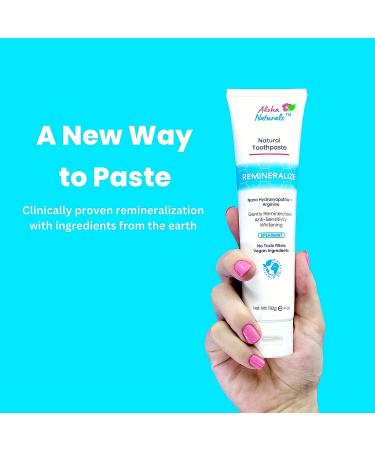 Aloha Nano Hydroxyapatite Toothpaste - Sensitive & Teeth Whitening (Pack of 1) | Fluoride-Free - Buy Online on GoSupps.com