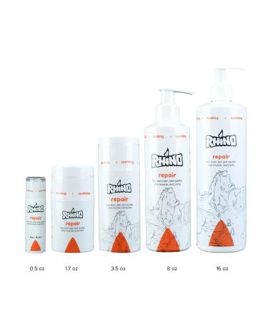 RHINO SKIN SOLUTIONS Non-greasy Skin Repair Cream | Ideal for Dry Cracked Hands, Rock Climbing, CrossFit, Lifting, MMA | Made In Oregon | 3.5 Fl Oz - Buy Online on GoSupps.com