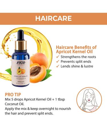 Nykaa Naturals 100 Percent Pure Cold Pressed - Apricot Kernel For Women 1 oz Oil - Buy Online on GoSupps.com