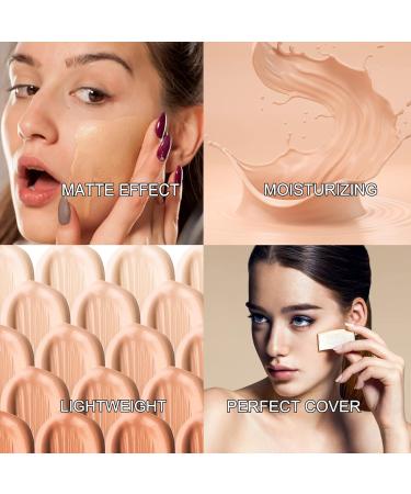 3 Pack MARIA AYORA Matte Liquid Foundation - Lightweight & Moisturizing - 1.4fl oz (02 Natural) - Buy Online on GoSupps.com