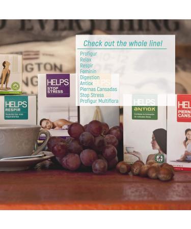  HELPS PHARMADUS BOTANICALS HELPS INFUSIONS - Relaxing infusion with organic lemon balm and passionflower. Organic relaxing tea to aid sleep and promote relaxation. Box of 20 tea bags. - Buy Online on GoSupps.com