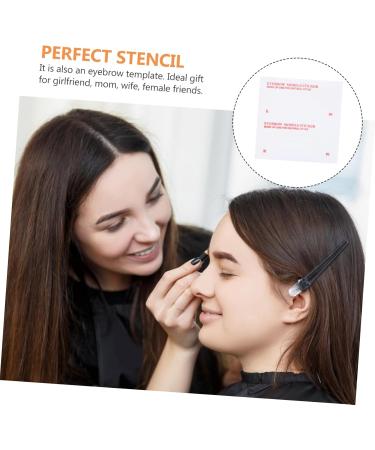 DRESSOOS 72pcs Eyebrow Stickers How to Draw Eyebrows Non-woven Fabric Hair Care Product Miss Make up - Buy Online on GoSupps.com