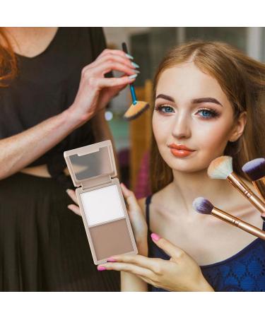 Face Matte Bronzer | Long-Lasting Matte Bronzer Contour Makeup Supplies - Multifunctional Pressed Powder Shimmer Bronzer Shiny Bronze Booster Highlight for Girls Daily Makeup Contour Powder Group B - Buy Online on GoSupps.com