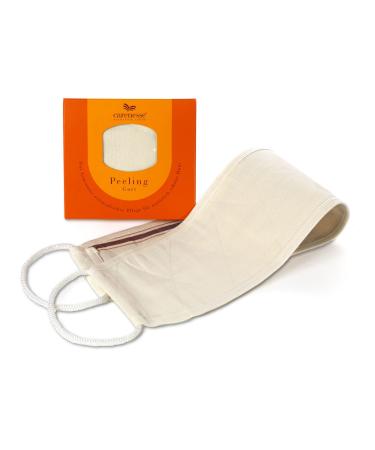Carenesse peeling belt for the back 15 x 85 cm i Exclusive peeling effect I back scrubber back peeling hammam kese i body scrub i peeling belt without chemistry & plastic - Buy Online on GoSupps.com