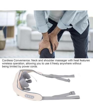 Tarshyry Wireless Neck & Shoulder Massager with Heat Rechargeable 5D Deep Tissue Relief for Neck Back Waist and Legs Adjustable & Multifunctional - Buy Online on GoSupps.com