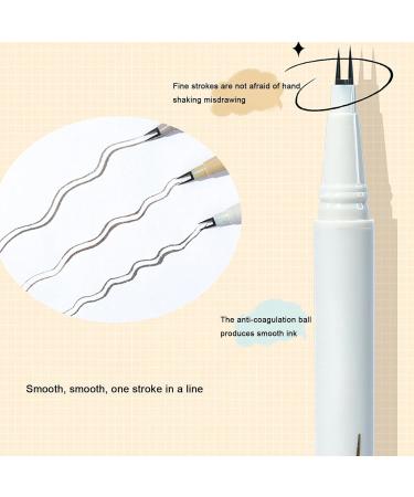 Eyeliner Pencil Liquid - Ultra Fine Eyeliner | Liquid Eyebrow Pencil Smudge Proof Liquid Eyeliner Longwearing Eye Pencil Waterproof Eye Liner for Long-Lasting Eye Makeup Cle-ca Black - Buy Online on GoSupps.com