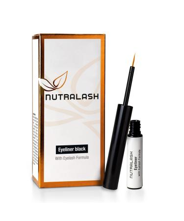 Nutralash Eyeliner Eyelash Formula Black - Liquid Eyeliner with integrated eyelash booster i Fast dry liquid eyeliner for the perfect eyeliner i Made in Germany i 1.5 ml - Buy Online on GoSupps.com