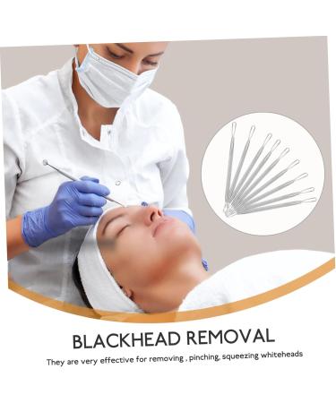 CANIGHT 7pcs Double-headed Extrusion Ring Blackhead Tool Comedone Needle Blackhead Cleaner Stainless Steel - Buy Online on GoSupps.com