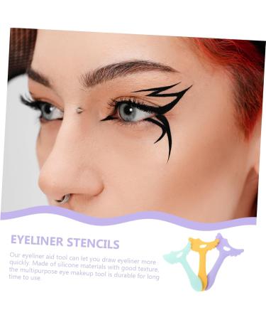 Mipcase 3 Pcs Eyeshadow Tools Eyeliner Guide Tool Eyeliner Tool for Women Baffle Applicator Make up - Buy Online on GoSupps.com