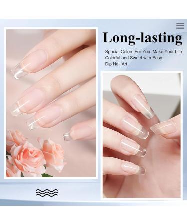 Professional Clear Acrylic Powder for Nail Extension - 28g/box | French Manicure Acrylic Nail System - HJ-NAP016 (Clear) - Buy Online on GoSupps.com