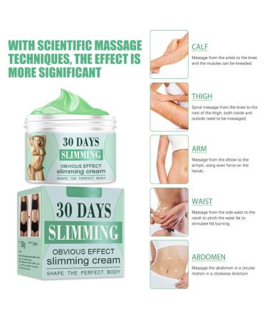 Anti-Cellulite Fat Burning Cream | Tightening Body Cream for Slim Thighs & Belly | Waist Shaping Slimming Cream - 30g - Buy Online on GoSupps.com