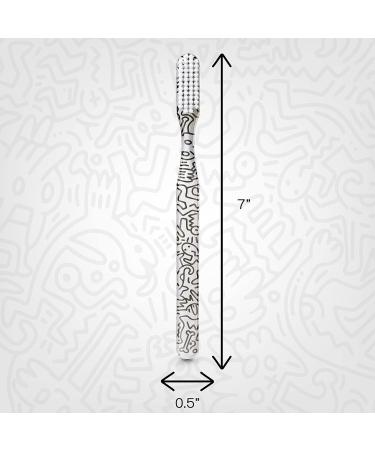 SMYL Toothbrush for Adults - Urban Pop Art Graffiti Design Nylon Bristles for Effective Oral Care & Plaque Removal 1 Count - Buy Online on GoSupps.com