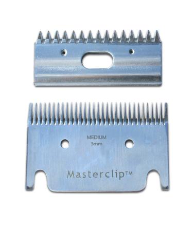 Masterclip Horse Clipping Blades Fit Liveryman Calypso Heiniger Dextella Maxtra (3mm Medium Cut)