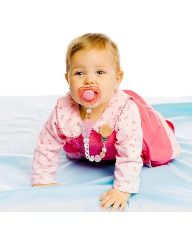 30-Piece Natural Beech Wood Pacifier Clip Set for DIY Teething Toys - Buy Online on GoSupps.com