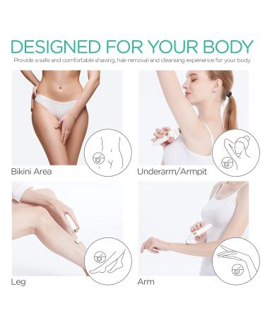 VOYOR 5-in-1 Electric Shaver for Women - Waterproof Bikini Trimmer & Face Groomer - Buy Online on GoSupps.com