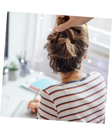 Minkissy 4-Piece Octopus Scratcher Massage Device | Handheld Scalp Massager & Trigger Point Tool | Wood Hair Scalp Scraper - Buy Online on GoSupps.com