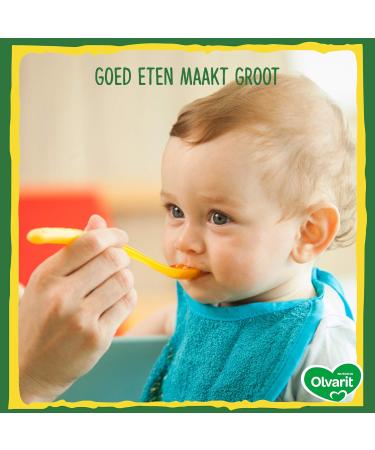 Nutricia Nederland BV Olvarit BIO Pear Apple Blueberry 6+ months squeeze bags 6x 90 grams - Buy Online on GoSupps.com