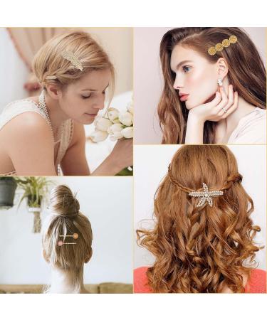 20 PCS Pearl Hair Clips Set - Cute Decorative Bobby Pins for Women and Girls - Buy Online on GoSupps.com