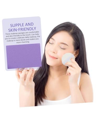 5 Sets Versatile Makeup Puffs - Durable Round Sponges for Foundation & Powder | High-Quality Facial Makeup Pads for Flawless Application - Buy Online on GoSupps.com