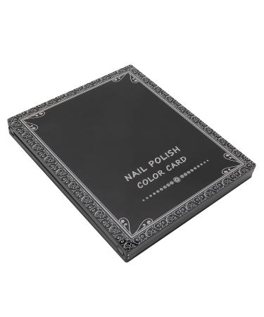 Nail Color Card Book Lightweight Portable 84 Colors Nail Art Display Book for Nail Art Works Display for Professional Nail Salon for Nail Salon Supplies