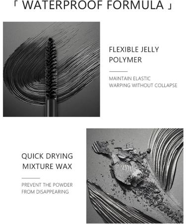 Orgrul 2024 New Eyelash Serum Waterproof 4D Silk Fiber Mascara Long Lasting and Waterproof With 4D Fiber Black 1 Piece black 4 g 2er Pack - Buy Online on GoSupps.com