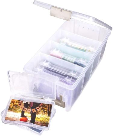 ArtBin Large Semi Satchel Craft Organizer Set with 8 Plastic Cases - Clear Photo Storage Solution - Buy Online on GoSupps.com