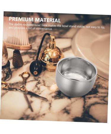 Angoily Double-Walled Stainless Steel Shaving Cup Set - Premium Korean Foam & Razor Tools for Men - Buy Online on GoSupps.com