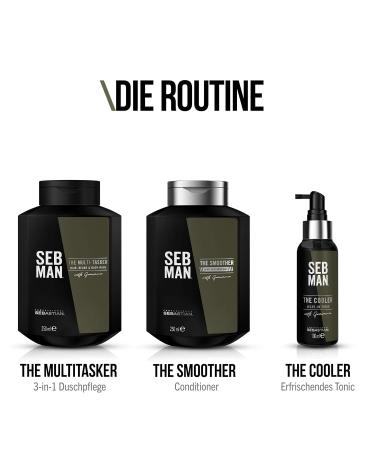 SEB MAN THE COOLER Leave-in Hair Tonic with Guarana Extract | Stimulating Hair Care for All Hair Types - Buy Online on GoSupps.com