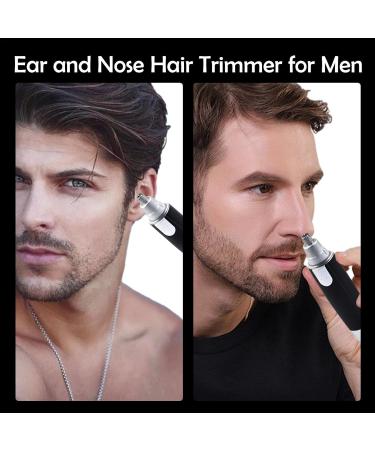 Chrox Nose Hair Trimmer - Rechargeable Portable Hair Removal Tool for Eyebrows Ears Beard & More | LED Power Display - Buy Online on GoSupps.com