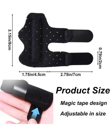 Trigger Finger Splints & Finger Brace for Arthritis Pain - Breathable Black Immobilization for Sports Injuries (Adult - Buy Online on GoSupps.com