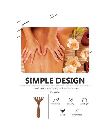 Beavorty Wooden Scalp Massage Comb - Gua Sha Handheld Head Massager for Relaxation & Acupuncture Treatment - Buy Online on GoSupps.com