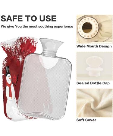 KCL Deci 2L Hot Water Bottle with Snowman Cover - Relief for Menstrual Cramps Neck & Shoulder Pain Hand & Foot Warmer - International Shipping Available - Buy Online on GoSupps.com