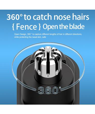 2024 Ear and Nose Hair Trimmer for Men & Women - Painless Eyebrow & Facial Hair Removal Rechargeable waterproof Double-Edged Blade - Buy Online on GoSupps.com
