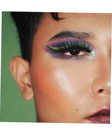 minkissy 12 Pairs False Eyelash Stickers Natural Lashes Natural Eyelashes Reusable Eyelash Decals Safe and Gentle Eyelash Stickers Makeup Stickers Green Duct Tape Glitter Eyelashes - Buy Online on GoSupps.com