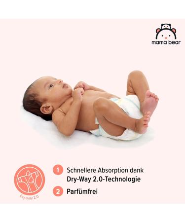 Shop Mama Bear Disney Ultra Dry Diapers Size 1 (2-5 kg) - 96 Pieces Monthly Box | International Shipping Available - Buy Online on GoSupps.com