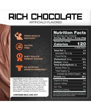 Rival Nutrition Rivalwhey Rich Chocolate 10lb | Premium Protein Powder for Muscle Growth & Recovery International Shipping Available - Buy Online on GoSupps.com
